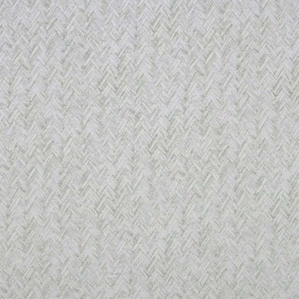 Keira Fabric - Ivory by white geometric jacquard fabric from Beaumont Textiles