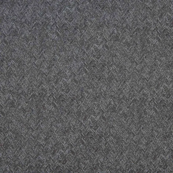 Keira Fabric - Smoke by black-grey geometric jacquard fabric from Beaumont Textiles
