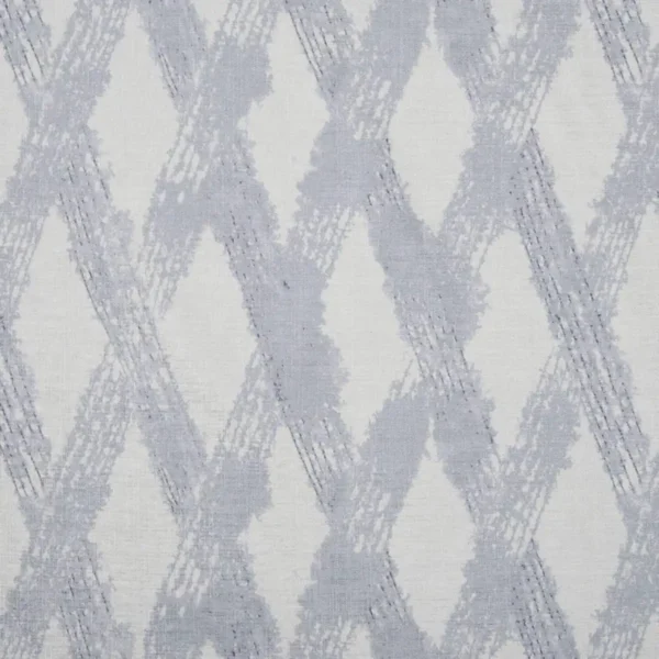 Knightley Fabric - Ash by black-grey botanical velvet-chenille fabric from Beaumont Textiles