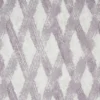 purple botanical velvet-chenille fabric from Beaumont Textiles