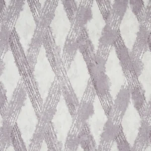 purple botanical velvet-chenille fabric from Beaumont Textiles