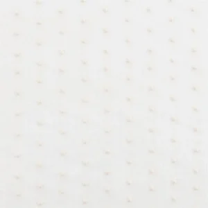 white spotted embroideried fabric from Beaumont Textiles