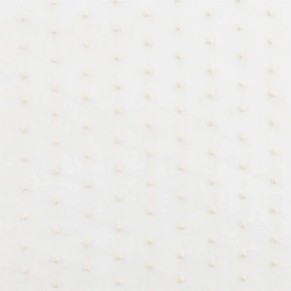 Lagom Fabric - Cloud by white spotted embroideried fabric from Beaumont Textiles