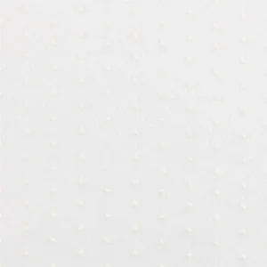 white spotted embroideried fabric from Beaumont Textiles