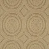 brown geometric embroideried fabric from Beaumont Textiles