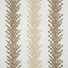 brown botanical embroideried fabric from Beaumont Textiles