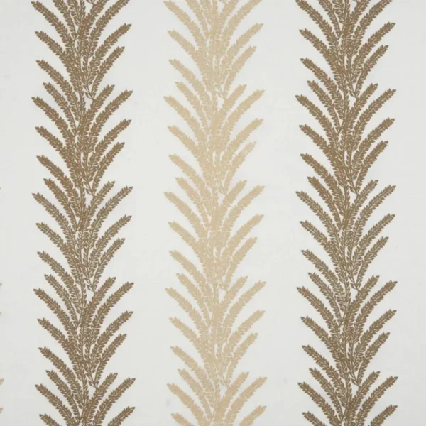 Liberty Fabric - Biscuit by brown botanical embroideried fabric from Beaumont Textiles