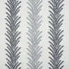 black-grey botanical embroideried fabric from Beaumont Textiles