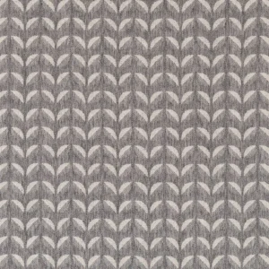 black-grey geometric woven fabric from Beaumont Textiles