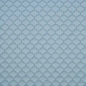 blue geometric jacquard fabric from Beaumont Textiles