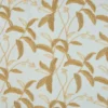 brown botanical embroideried fabric from Beaumont Textiles