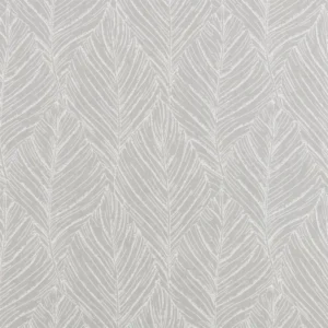 black-grey botanical woven fabric from Beaumont Textiles