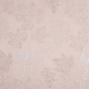 brown botanical embroideried fabric from Beaumont Textiles