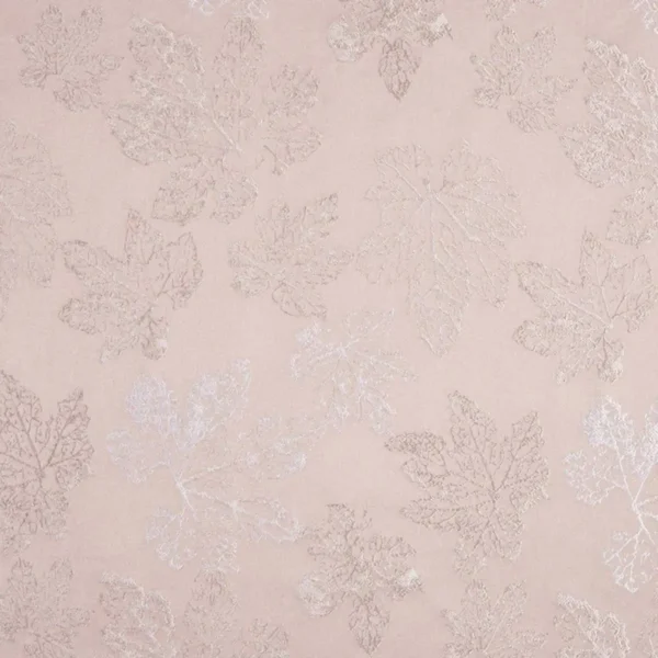 Miracle Fabric - Oatmeal by brown botanical embroideried fabric from Beaumont Textiles