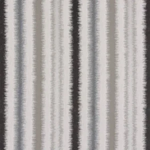 black-grey striped cotton fabric from Beaumont Textiles