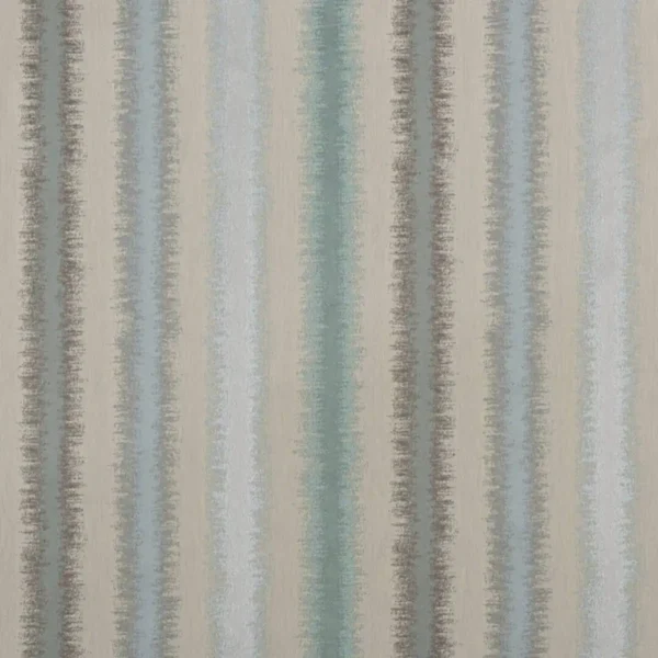 Mirage Fabric - Spa by blue striped cotton fabric from Beaumont Textiles