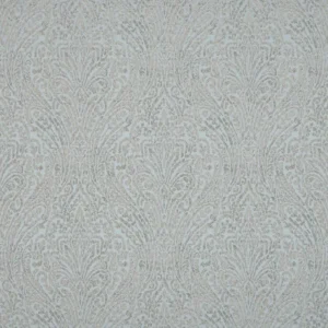 blue botanical jacquard fabric from Beaumont Textiles