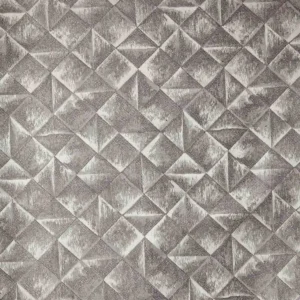 black-grey geometric jacquard fabric from Beaumont Textiles