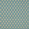 blue geometric embroideried fabric from Beaumont Textiles
