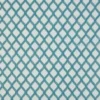 blue geometric embroideried fabric from Beaumont Textiles