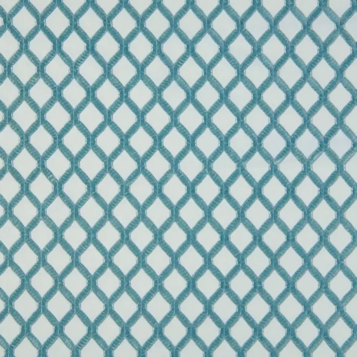 Mosaic Fabric - Duck Egg swatch