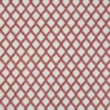 pink geometric embroideried fabric from Beaumont Textiles