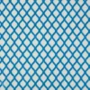 blue geometric embroideried fabric from Beaumont Textiles