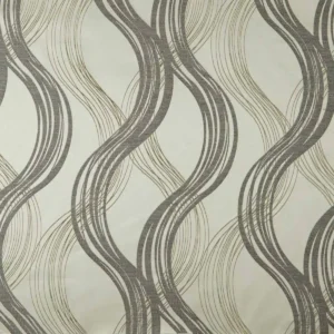 black-grey geometric jacquard fabric from Beaumont Textiles