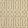 brown geometric embroideried fabric from Beaumont Textiles