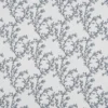 blue botanical embroideried fabric from Beaumont Textiles