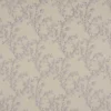 purple botanical embroideried fabric from Beaumont Textiles