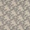 blue botanical embroideried fabric from Beaumont Textiles