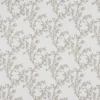 black-grey botanical embroideried fabric from Beaumont Textiles
