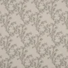 black-grey botanical embroideried fabric from Beaumont Textiles
