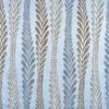 blue botanical jacquard fabric from Beaumont Textiles