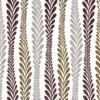 purple botanical jacquard fabric from Beaumont Textiles