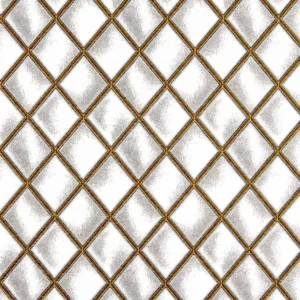 yellow geometric jacquard fabric from Beaumont Textiles