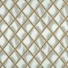 green geometric jacquard fabric from Beaumont Textiles