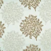 green botanical jacquard fabric from Beaumont Textiles