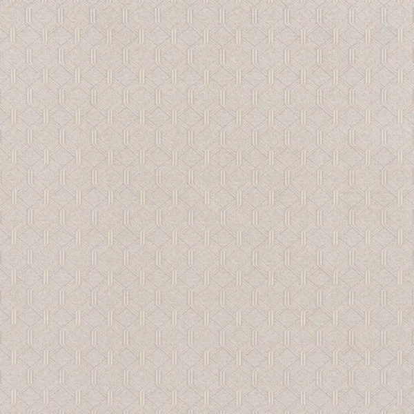Rubaksa Fabric - Linen by white geometric misc fabric from Beaumont Textiles