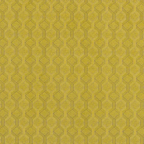 Rubaksa Fabric - Ochre by yellow geometric misc fabric from Beaumont Textiles