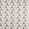 multicolour geometric embroideried fabric from Beaumont Textiles