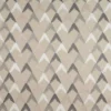 black-grey geometric embroideried fabric from Beaumont Textiles