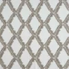 black-grey geometric embroideried fabric from Beaumont Textiles