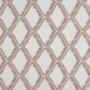 pink geometric embroideried fabric from Beaumont Textiles