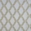 black-grey geometric embroideried fabric from Beaumont Textiles