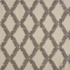 brown geometric embroideried fabric from Beaumont Textiles