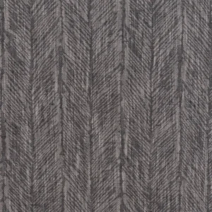 black-grey geometric woven fabric from Beaumont Textiles