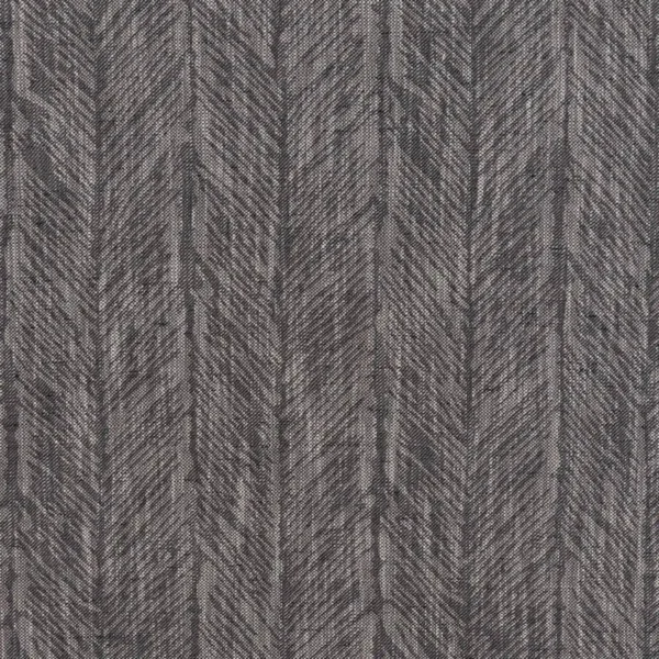 Sisu Fabric - Charcoal by black-grey geometric woven fabric from Beaumont Textiles