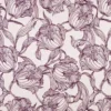 purple botanical woven fabric from Beaumont Textiles